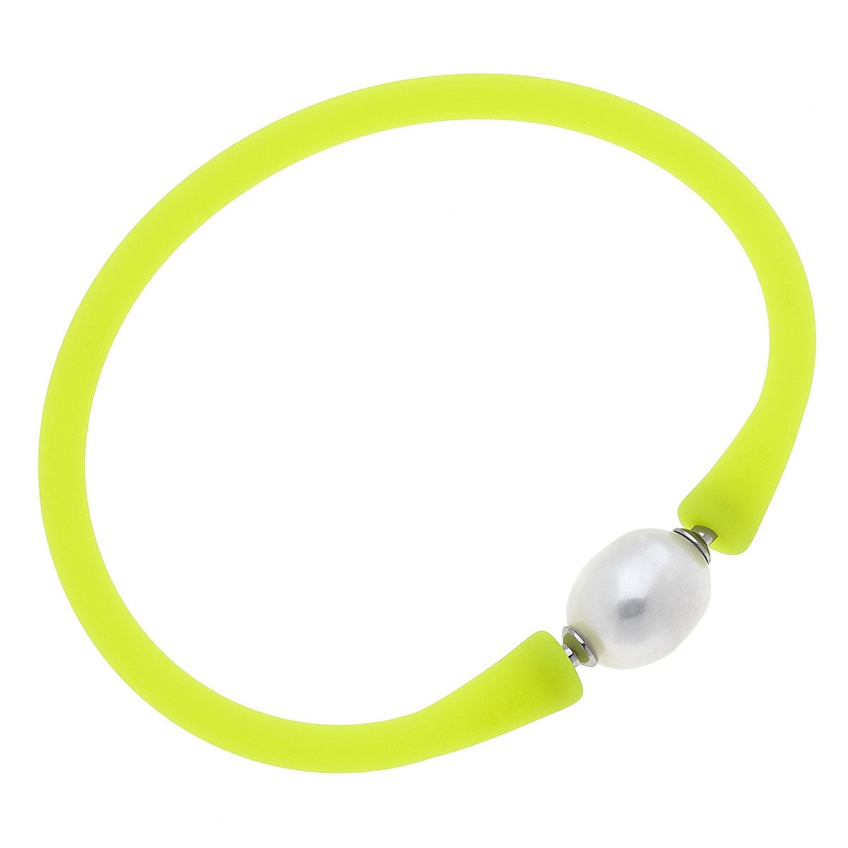 Gigi baroque shop pearl silicone bracelet